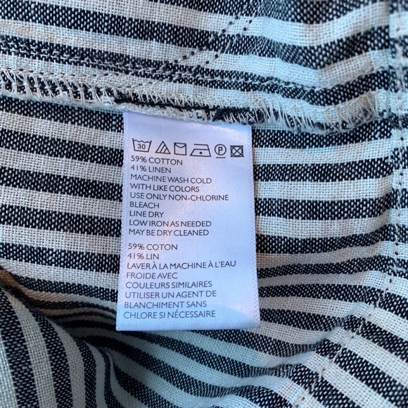 Urban Outfitters Gray & White Striped Mini Skirt - Picture 4 of 4